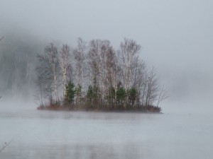Lone Island, Mist Swirling And Helping It Hide. Surviving the loss of a child, a fatal tragedy in a family.