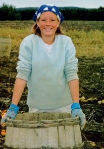 Maine Youth Work Hard..Don't Feel Picked Up Doing Chores, Jobs. Picking Maine Potatoes..Dusty, Hot Sun, Long Days But Part Of Growing Up.