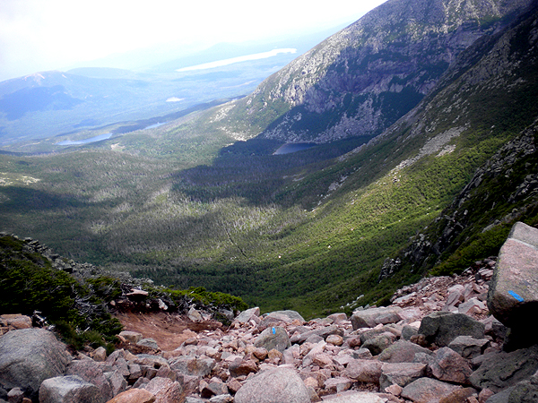 Maine, Being Able To Hear Yourself Think, Dream With 4 Season Outdoor Back Drop. Heading Up Mt Katahdin, Baxter State Park's "Saddle".