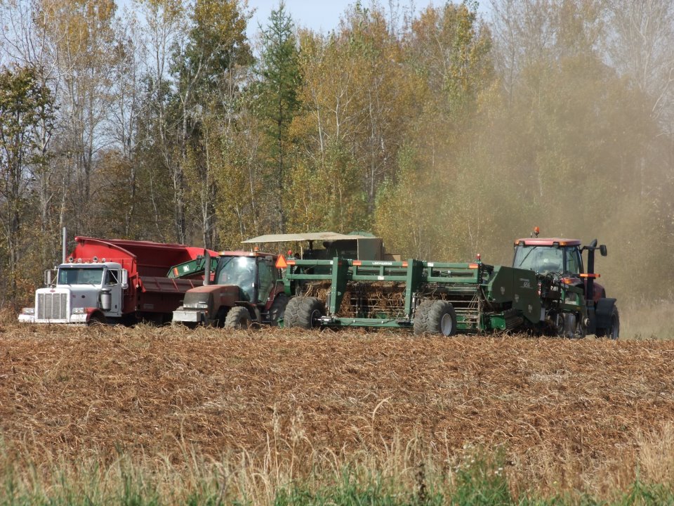 Maine Potato Fall Harvest Operation Winding Down. Blue Skies, Warm Temperatures And Safe Maine Potato Harvest Operations.