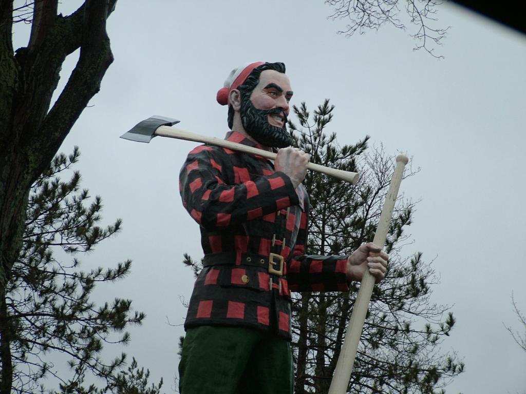 Paul Bunyan Knows The Value Of A Maine Home Made Baked Bean Supper. Get More Than Your Appetite Satisfied At A Maine Baked Bean Supper.