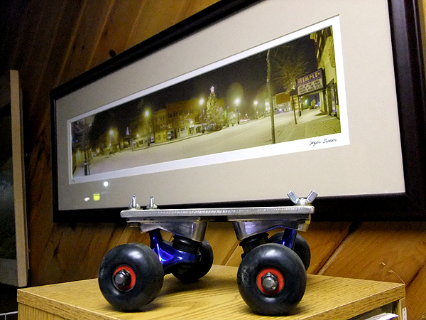 The Video Camera Rides, Slides On The Home Made Mini Dolly Smooth, Fluid, Rolling Side To Side Sliding Video For ME Real Estate Video