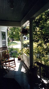 Sitting On A Maine Porch. Maine Is That.